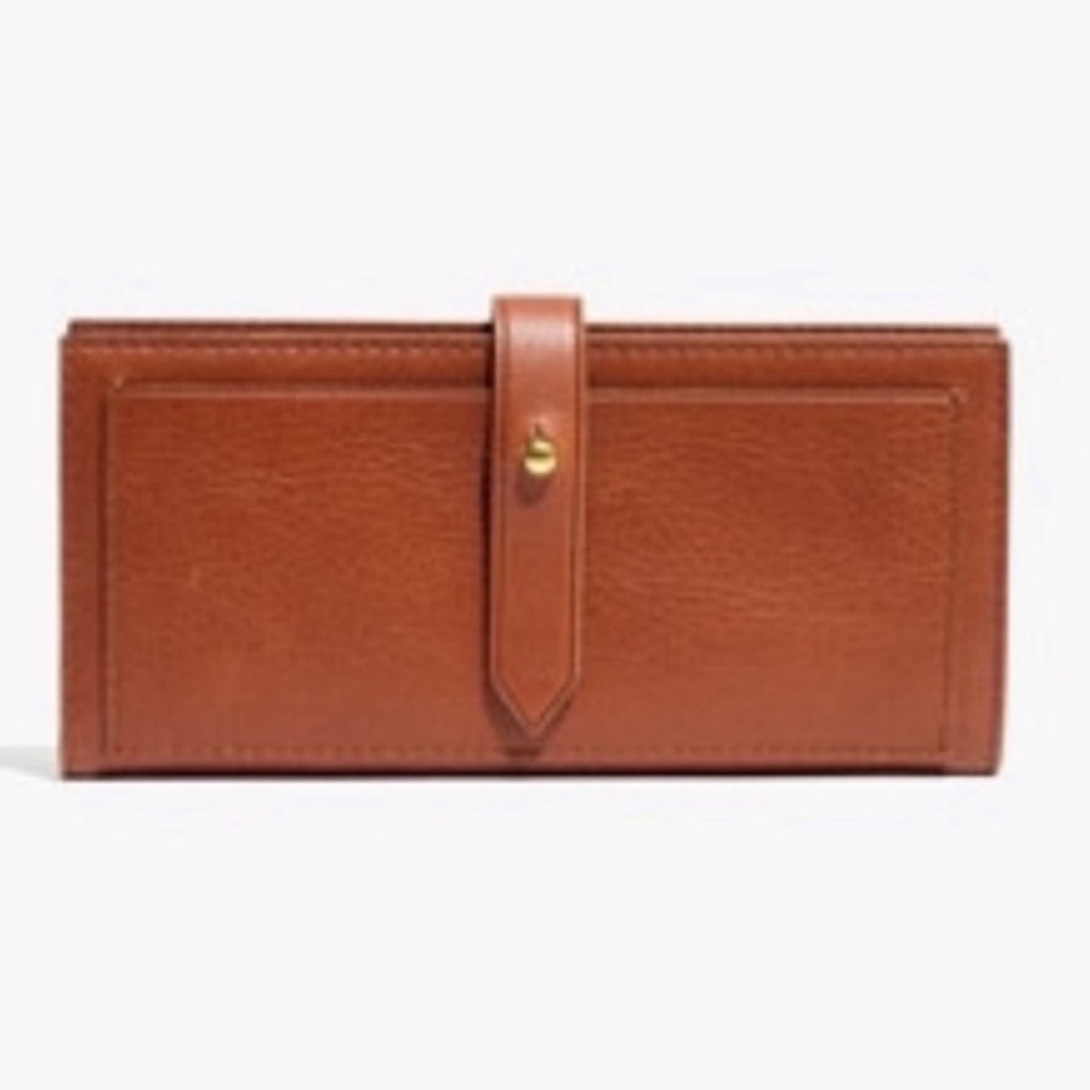 Madewell Post Brown Leather Wallet